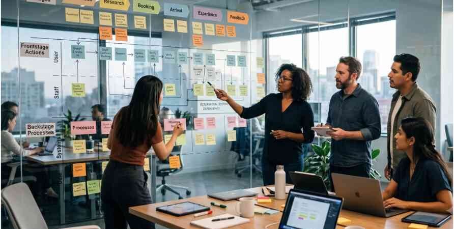 How to Map Frontstage and Backstage Service Processes